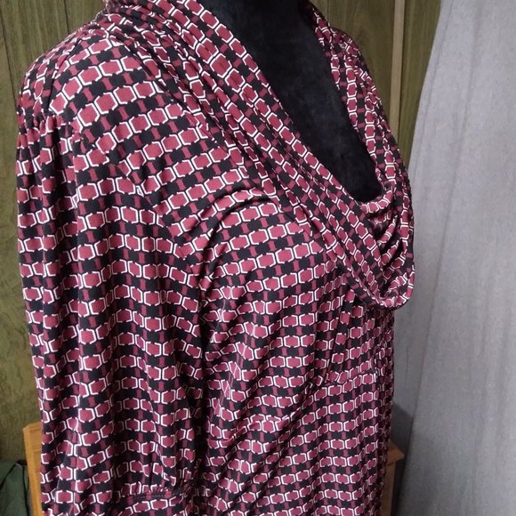 Ann Taylor Loft cowl neck blouse size M - Picture 5 of 14